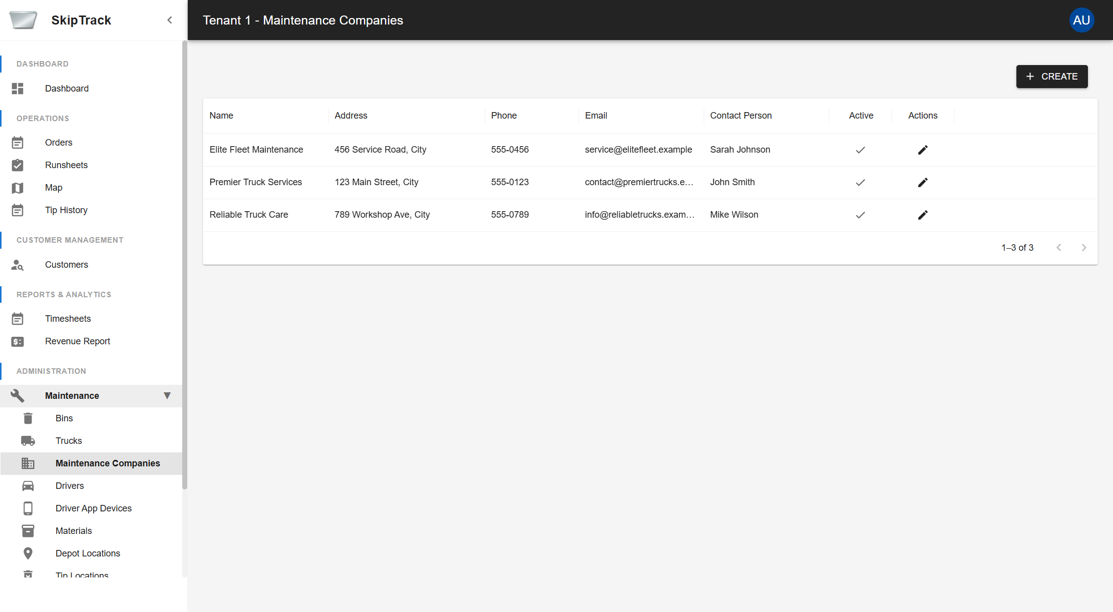 Maintenance Companies