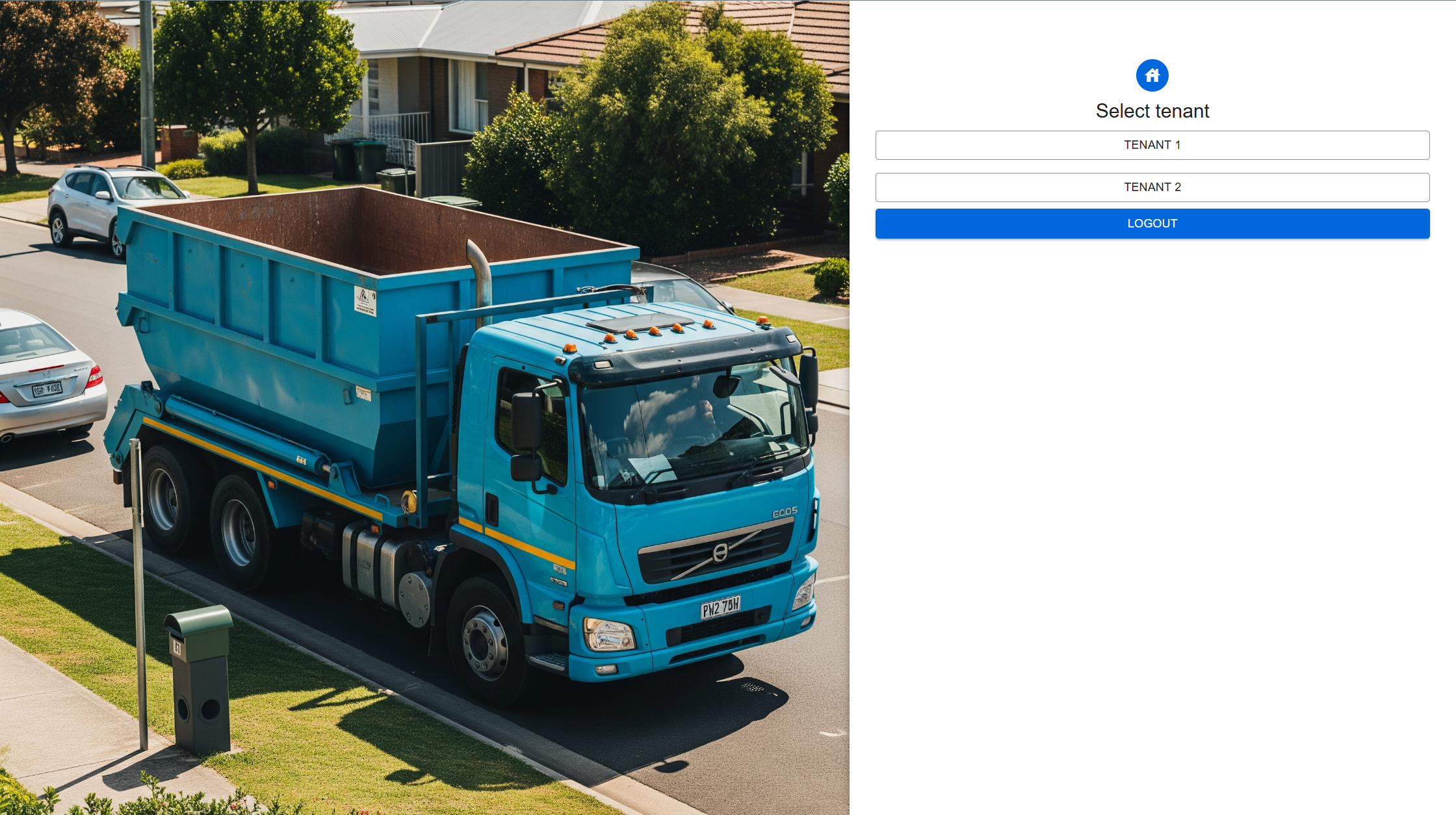 Tenant Selection Interface